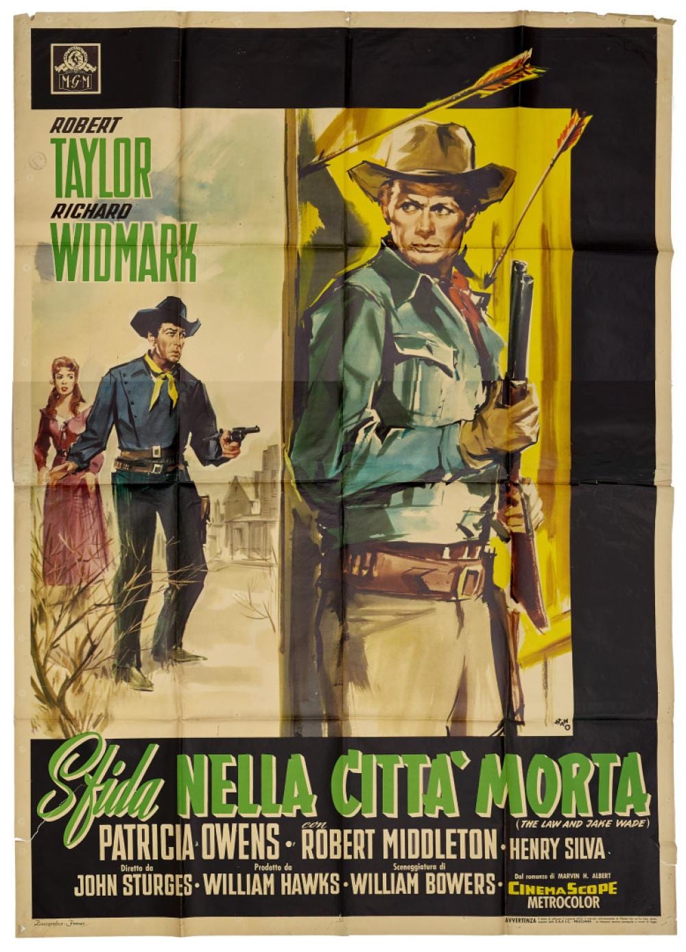 Silvano Campeggi comparable auction result: silvano campeggi nano 1923 2018 sfida nella citt morta con robert taylor 1958 silvano campeggi nano 1923 2018 the law and jake wade starring robert taylor 1958