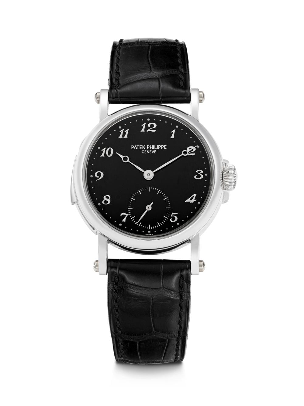 Patek Philippe. An Extremely Rare Platinum AUTOMATIC LIMITED EDITION MINUTE comparable sale
