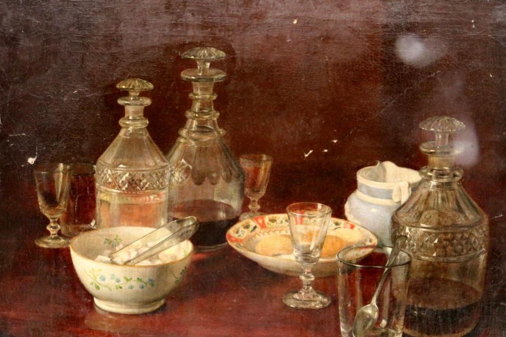 19th C. French School Still Life Oil Painting on Canvas sold by Market Auctions, lot 104A — auction record photograph