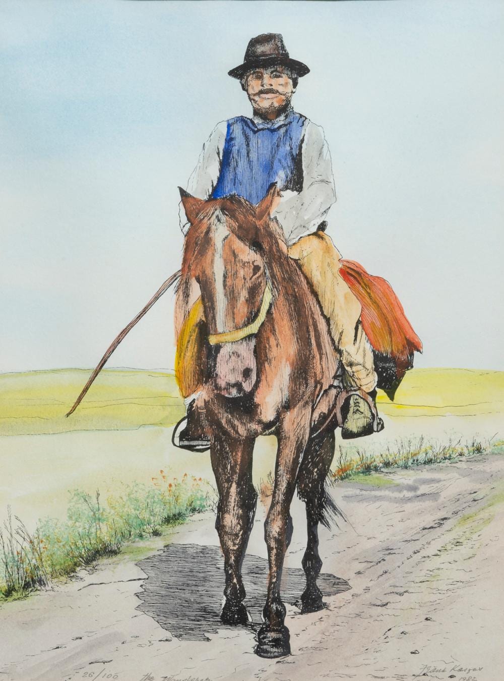Frank Kaszas comparable auction result: frank kaszas the wanderer