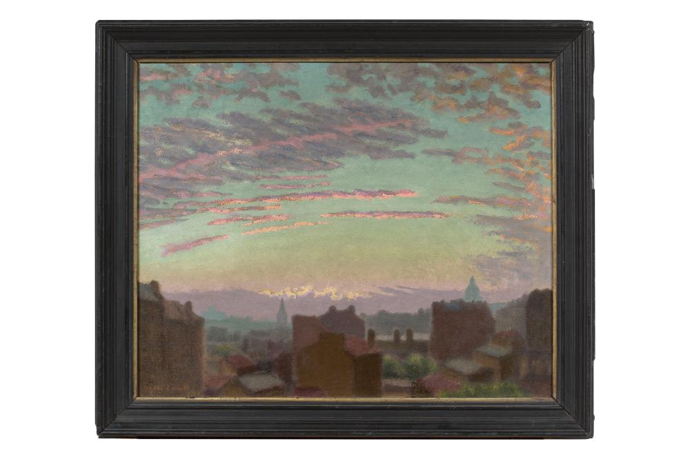 Charles Lacoste comparable auction result: charles lacoste 1870 1959 ciel de tra ne sur la ville 1928