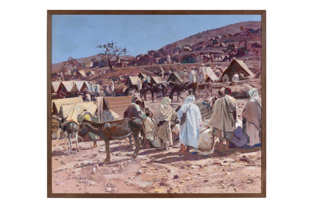Jacques Majorelle comparable auction result: jacques majorelle 1886 1962 campement bokhakhi maroc