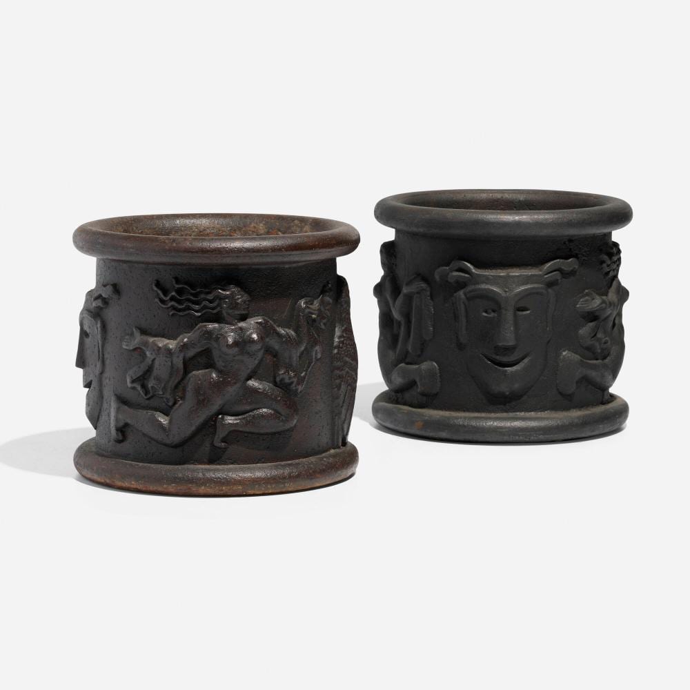 Anna Petrus comparable auction result: anna petrus urns set of two