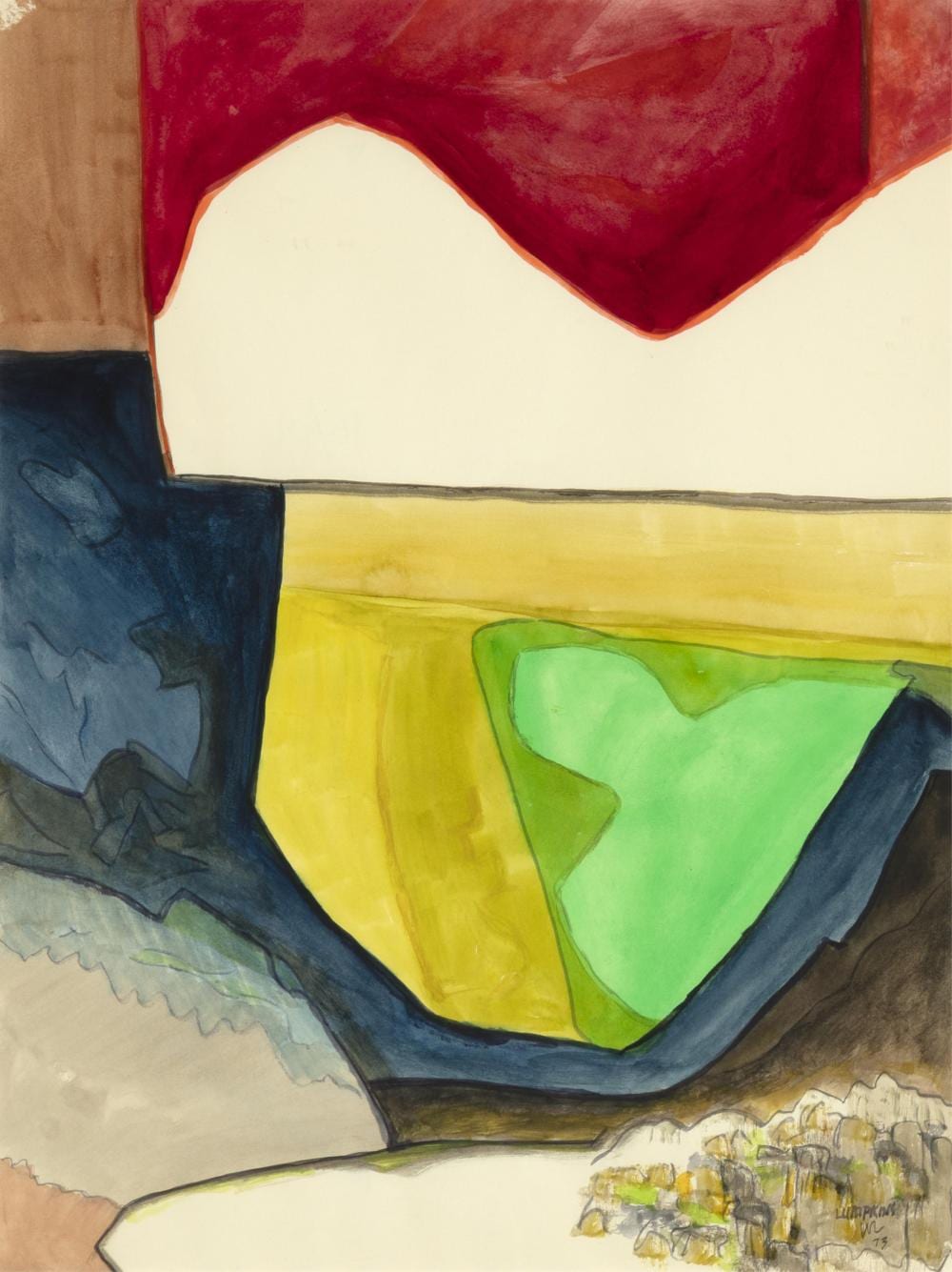 William Thomas Lumpkins comparable auction result: william thomas lumpkins high desert series the gist 1973
