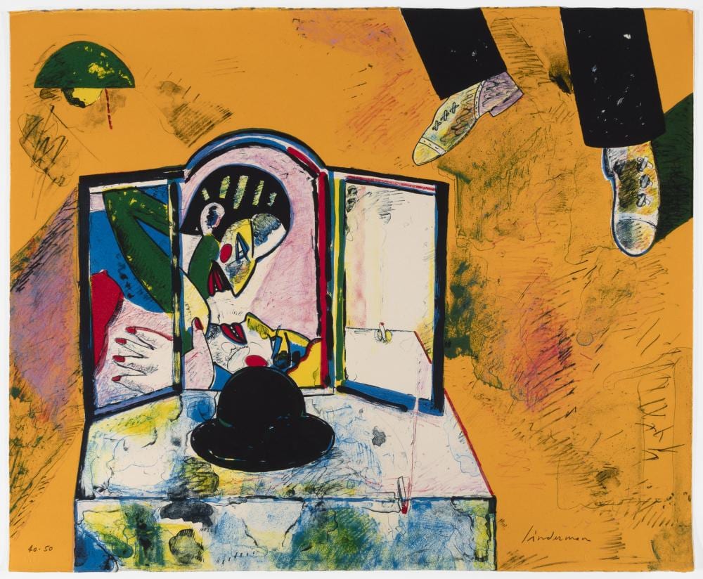 earl william linderman the stars dressingroom · Santa Fe Art Auction · 2025-12-15 Earl William Linderman comparable auction result: earl william linderman the stars dressingroom