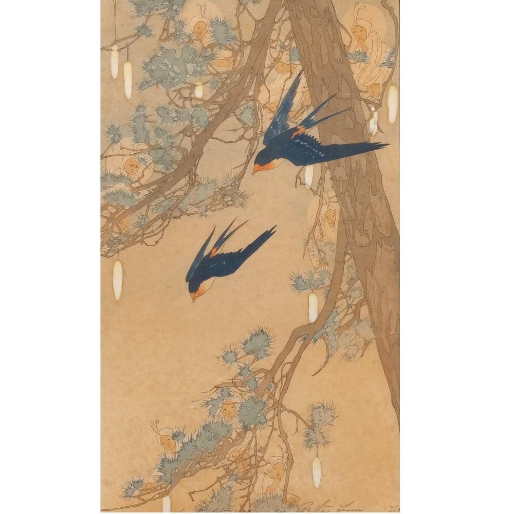 Bertha Lum comparable auction result: bertha lum american 1879 1954