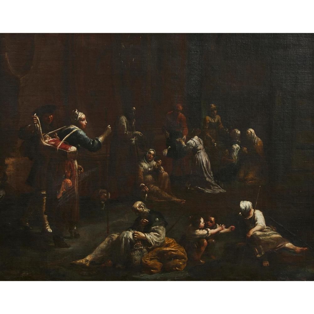 giuseppe maria crespi lo spagnuolo bologna 1665 1747 scene at the wall of a cathedral c 1730 1740 oil on canvas 56 x 71 5cm 69 · Leonard Joel · 2025-12-08 Giuseppe Maria Crespi comparable auction result: giuseppe maria crespi lo spagnuolo bologna 1665 1747 scene at the wall of a cathedral c 1730 1740 oil on canvas 56 x 71 5cm 69