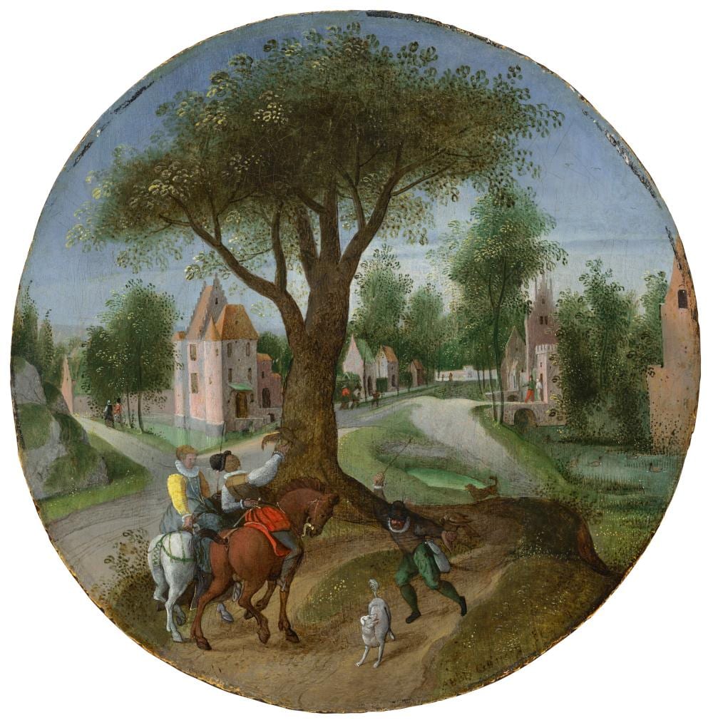 Abel Grimmer comparable auction result: abel grimmer antwerp c1570 3 1618 9 an allegory of autumn or september