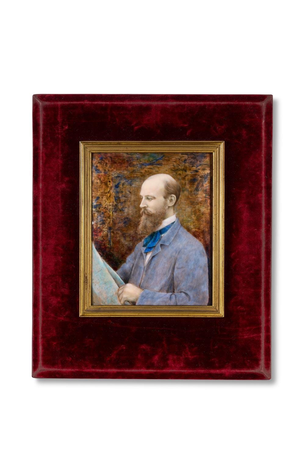 Paul Grandhomme comparable auction result: paul grandhomme 1851 1944 1906 portrait d homme 16 6 x 13 5 cm 6 x