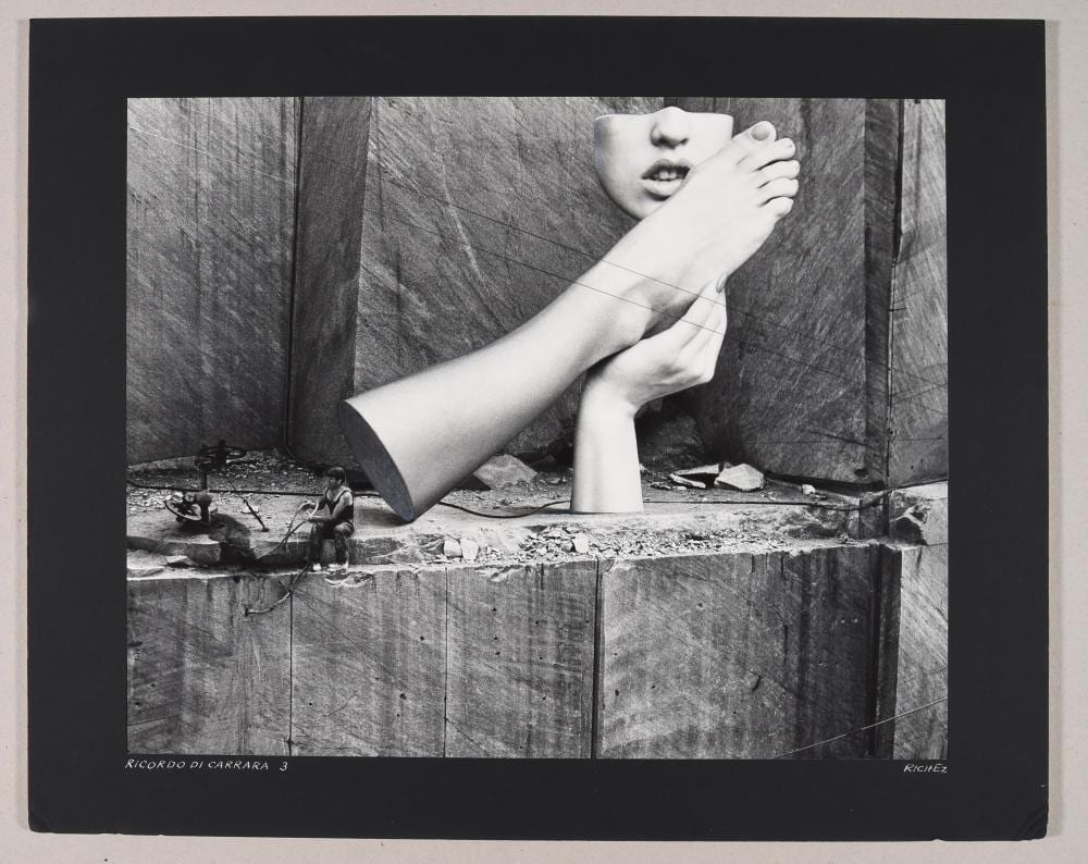 Jacques Richez comparable auction result: 10 photomontages of ricordo di carrara