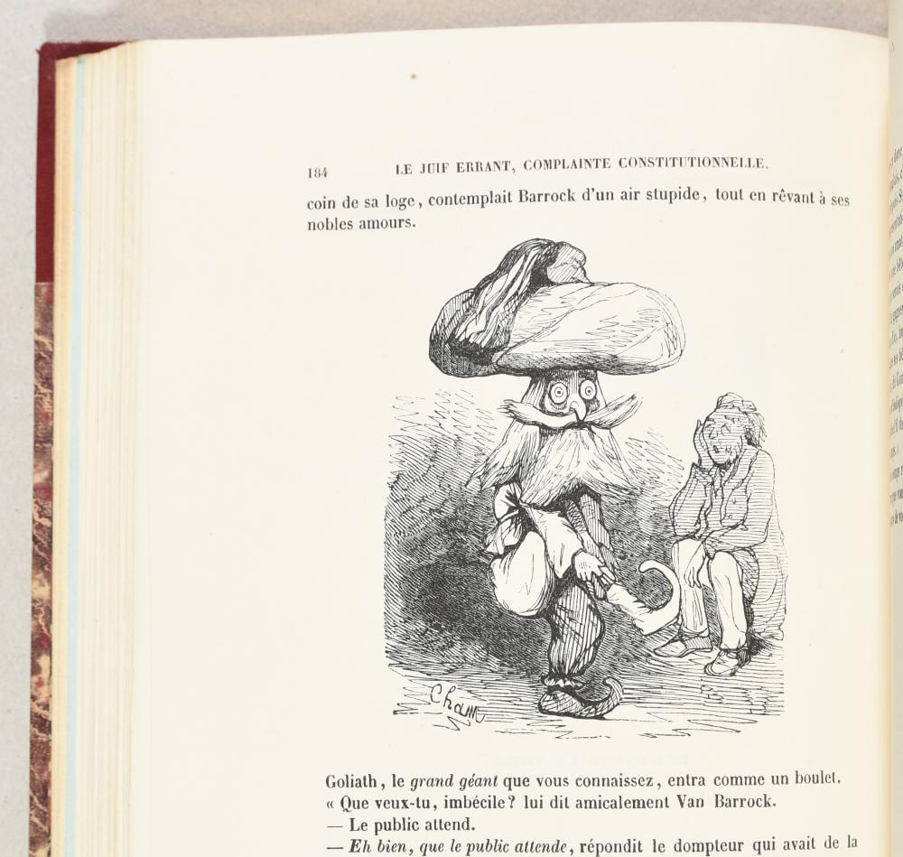 Louis (1824) Charles comparable auction result: parodie du juif errant 300 vignettes par cham