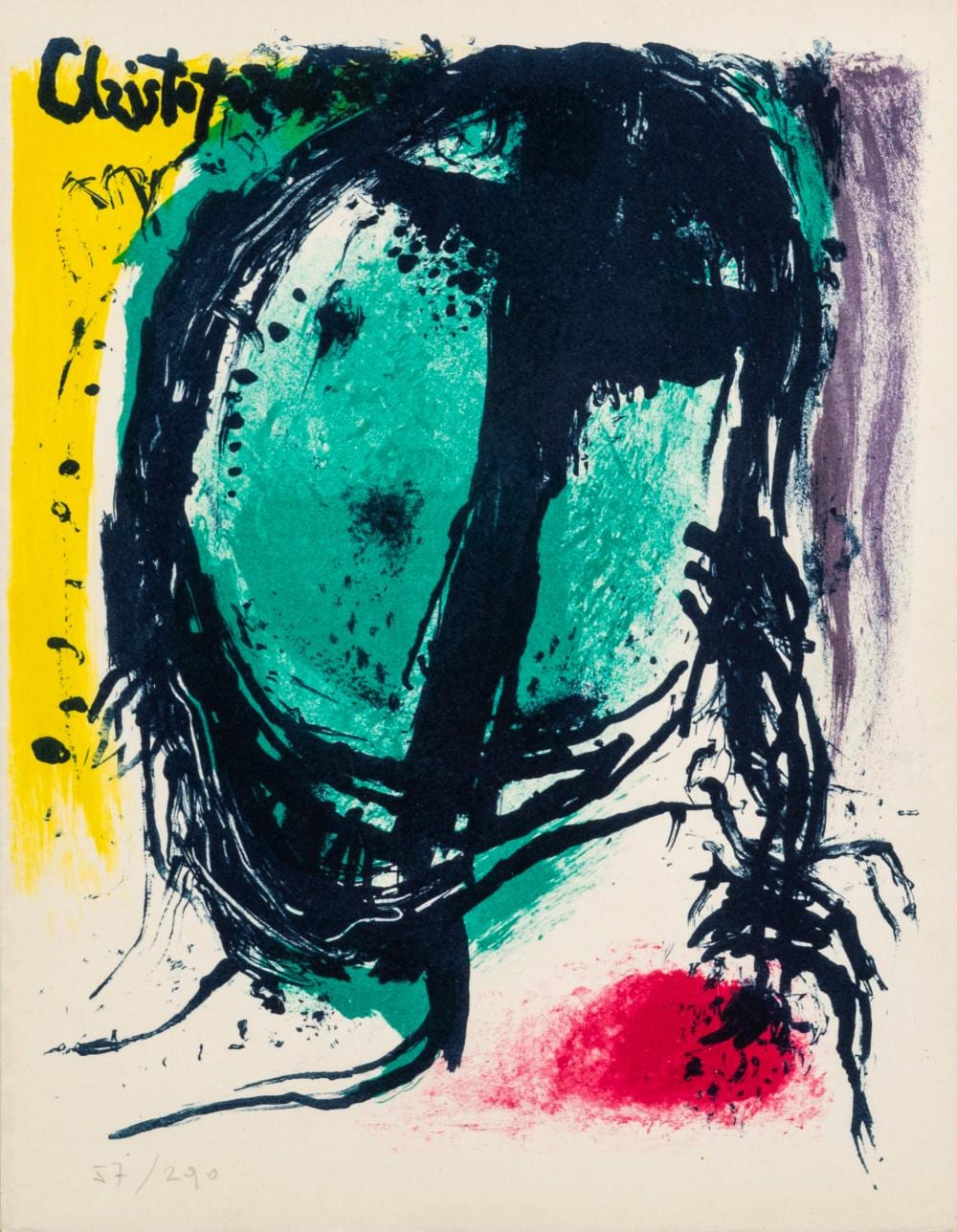 John Christoforou comparable auction result: john christoforou londra 1921 parigi 2014 composition 1964