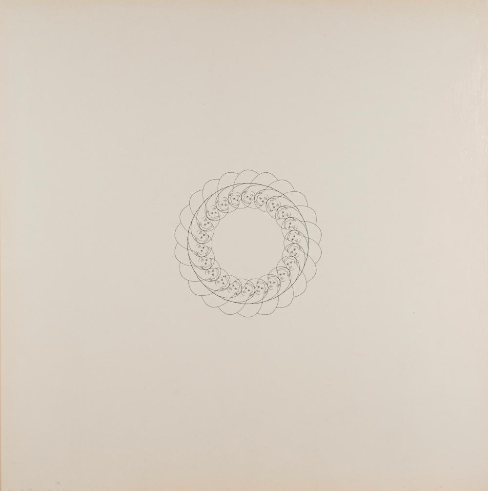 Gino DeDominicis comparable auction result: gino de dominicis ancona 1947 roma 1998 untitled concentric faces