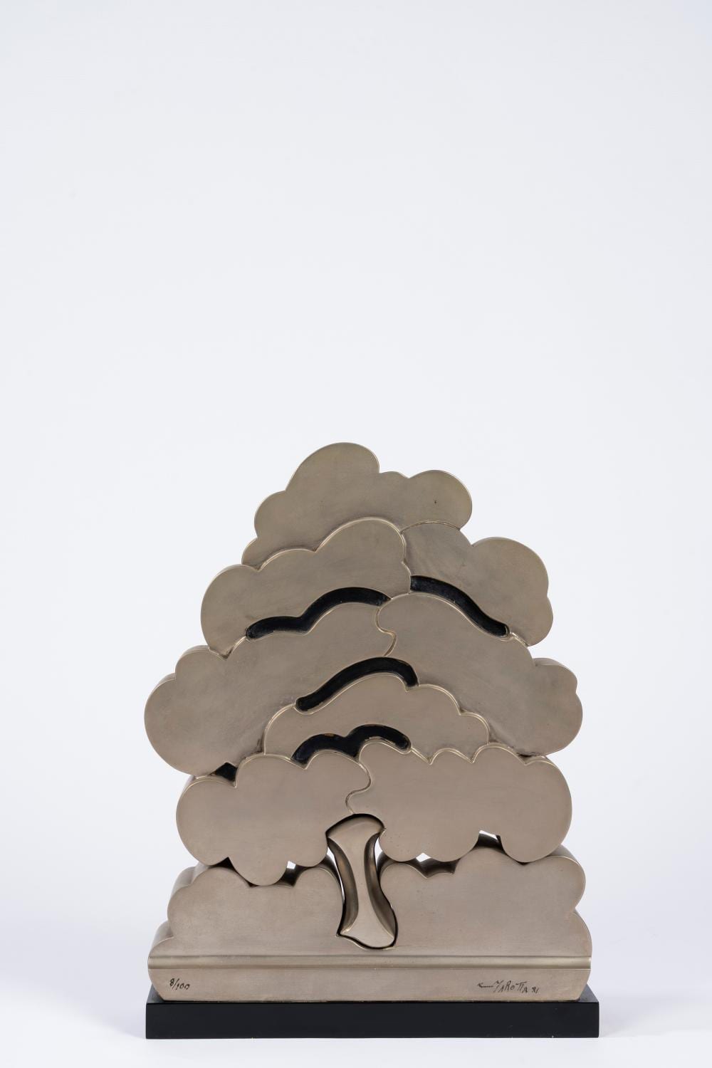 Gino Marotta comparable auction result: gino marotta campobasso 1935 roma 2012 tree 1981