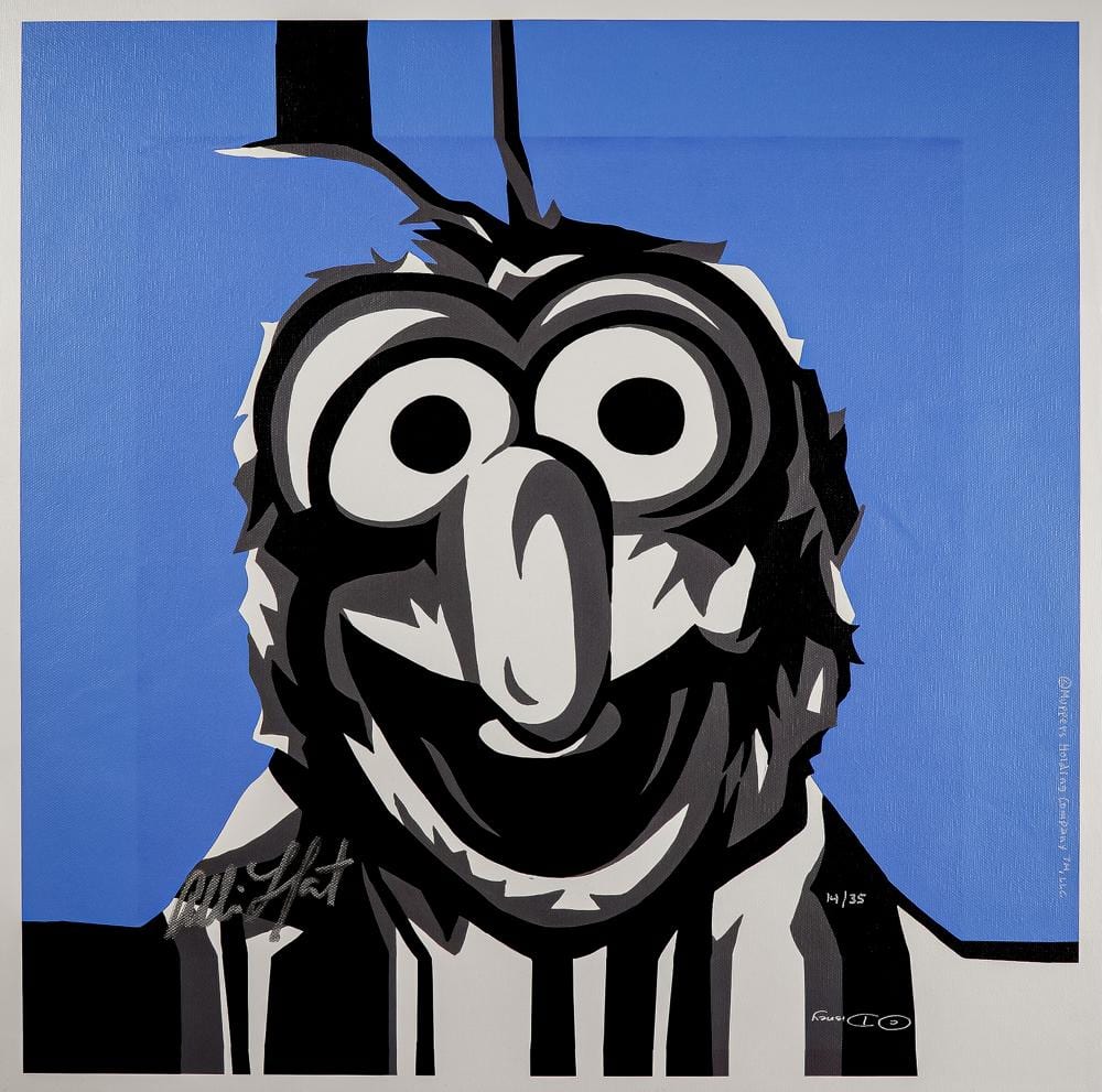 Allison Lefcort comparable auction result: allison lefcort giclee on canvas gonzo signed and numbered