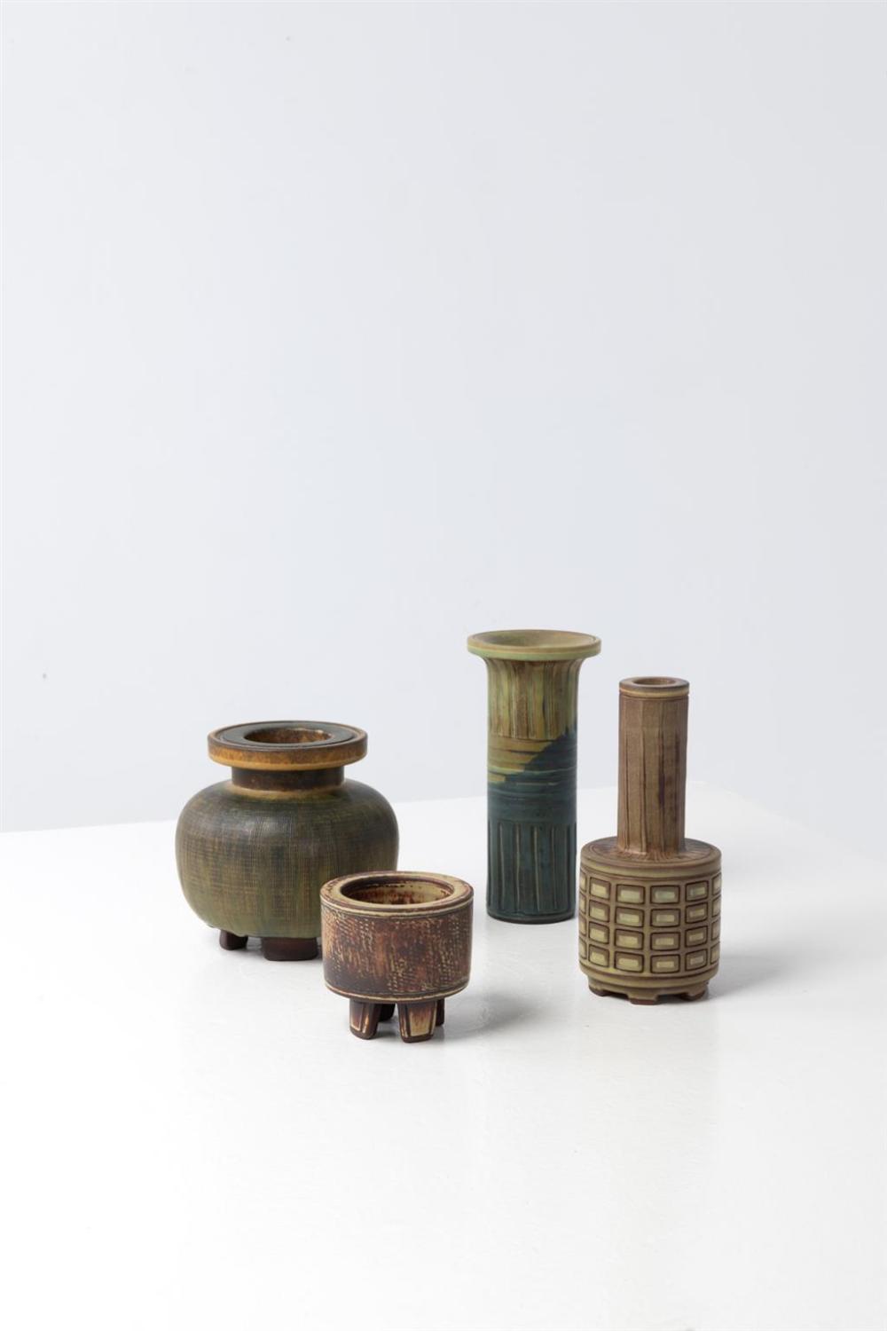 wilhelm k ge 1889 1960 four vases · Piasa · 2025-12-03 Wilhelm Kåge comparable auction result: wilhelm k ge 1889 1960 four vases