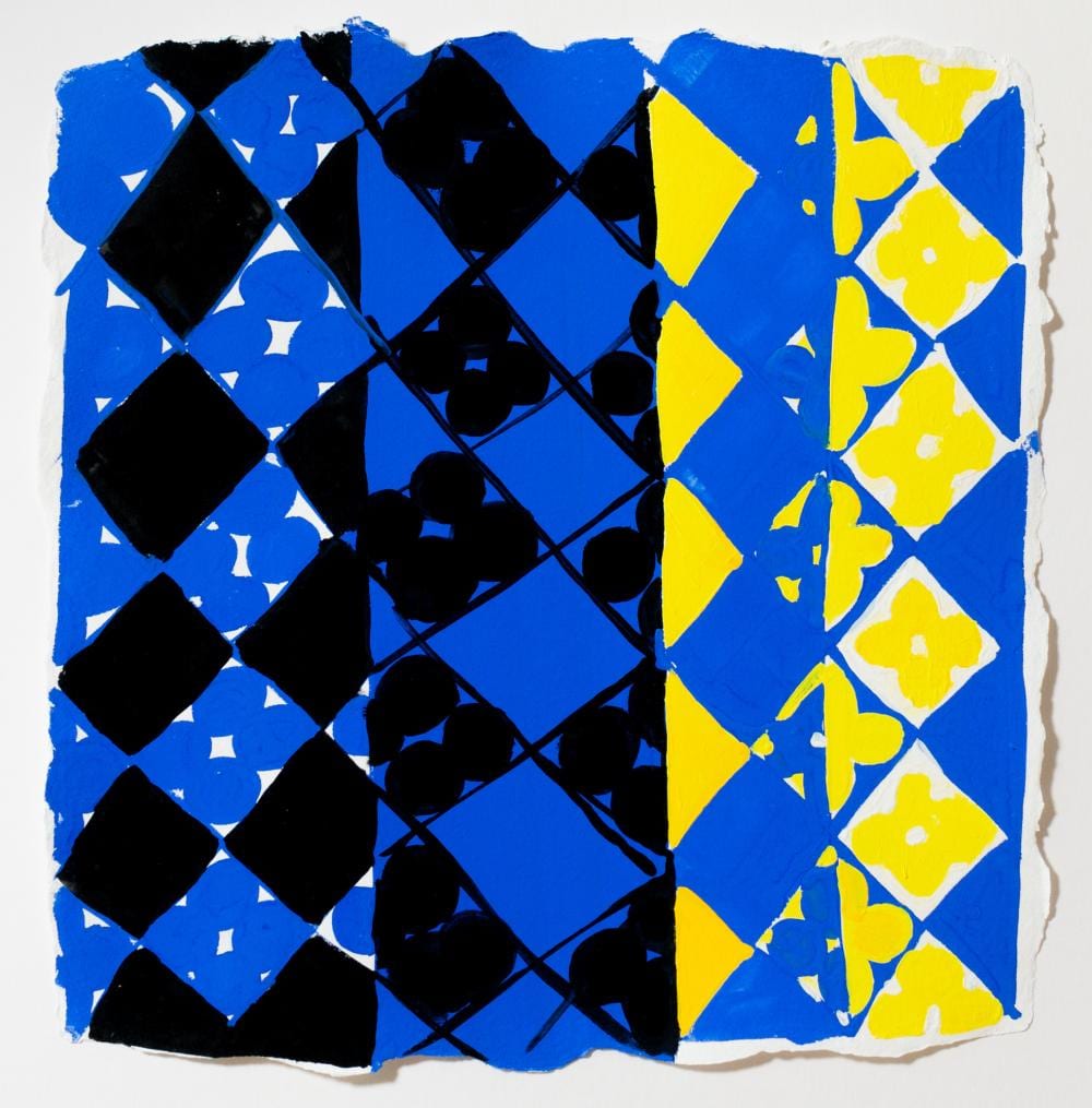 Judy Ledgerwood comparable auction result: judy ledgerwood 1959 indiana lebt in chicago r