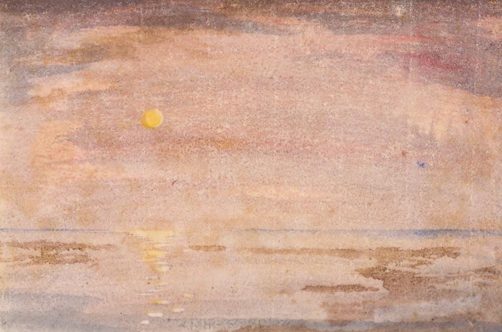 Ambrose Patterson comparable auction result: ambrose patterson sunlight 1909 woodcut
