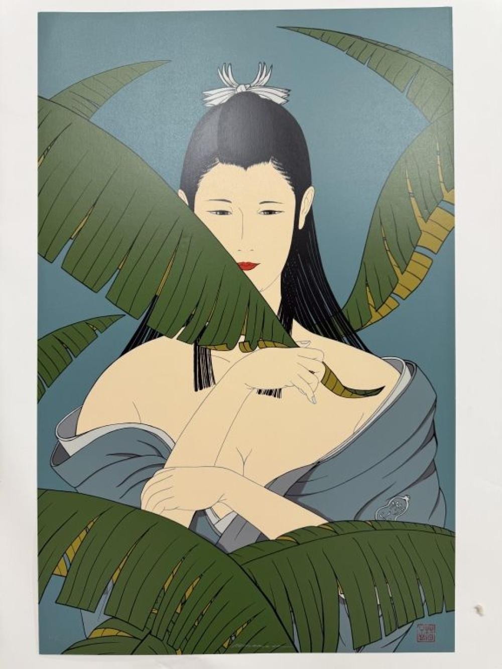 Muramasa Kudo comparable auction result: muramasa kudo b 1948 signed serigraph