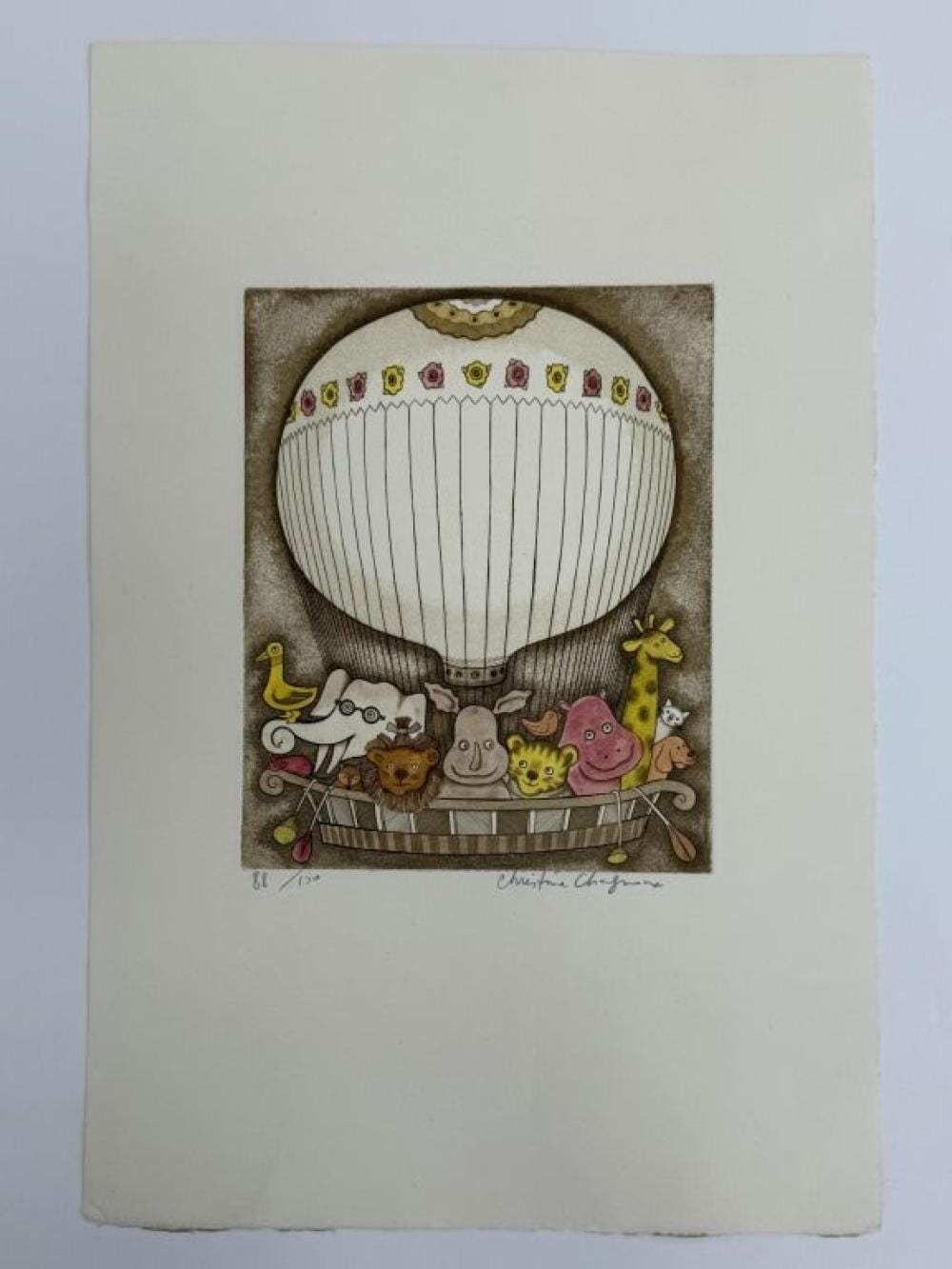 Christine Chagnoux comparable auction result: christine chagnoux 1937 2020 etching