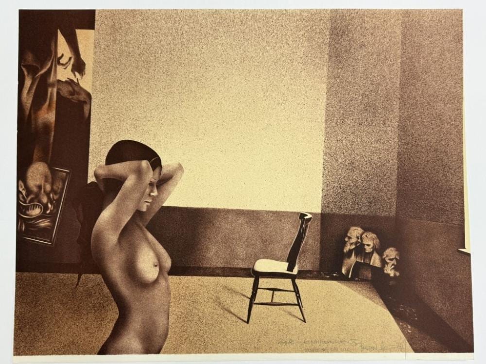 Ariel Ben David comparable auction result: ariel ben david b 1942 ap signed lithograph