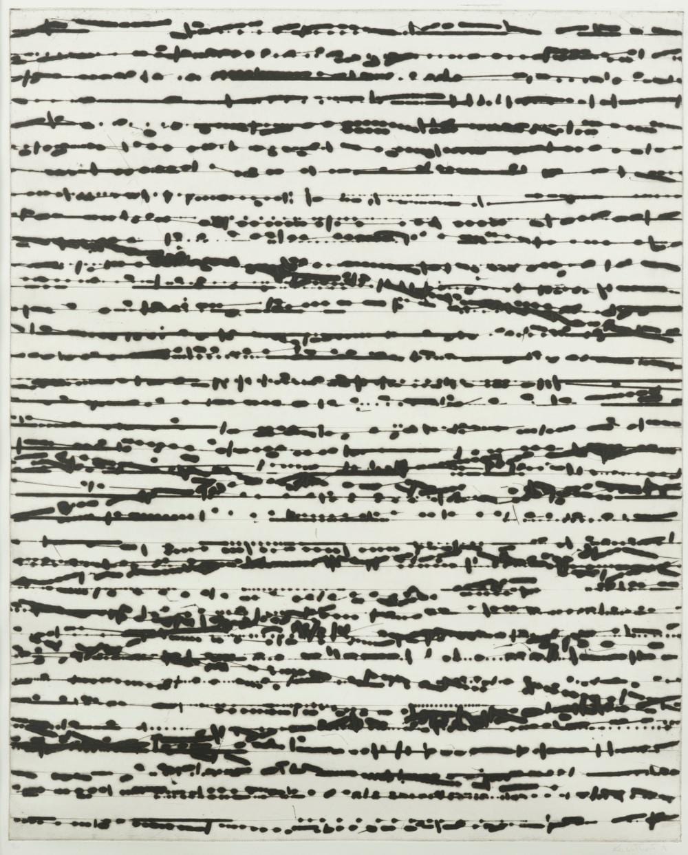 Kim Westcott comparable auction result: kim westcott born 1968 vm 4 1994 drypoint etching ed 9 10 88 5 x 72cm image 105 x 78cm sheet 109 5 x 82 5cm frame