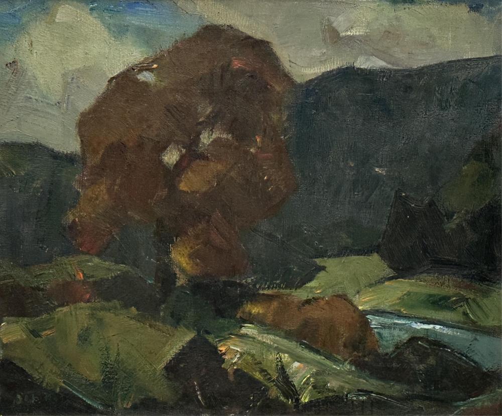 Albert Raty comparable auction result: albert raty 1889 1970 paysage des ardennes huile sur toile r pertori figure 892 de l ouvrage albert raty par suzanne raty dimensions 50 x 60 cm