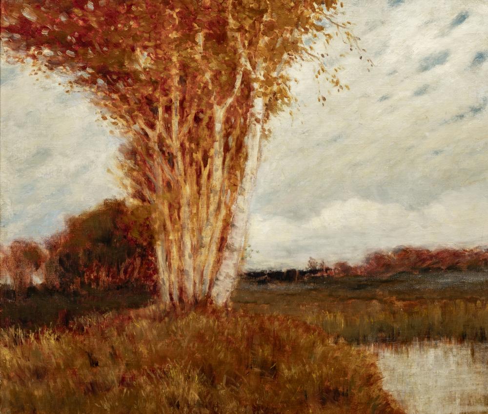 Hans Am Ende comparable auction result: hans am ende trier 1864 stettin 1918 swamp near worpswede