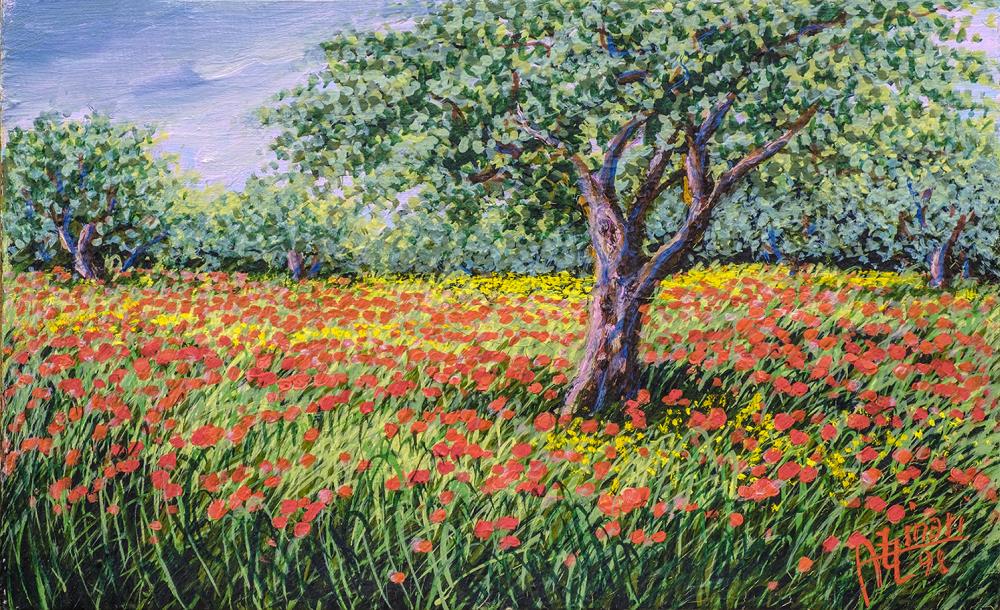 Franco Azzinari comparable auction result: franco azzinari paesaggio