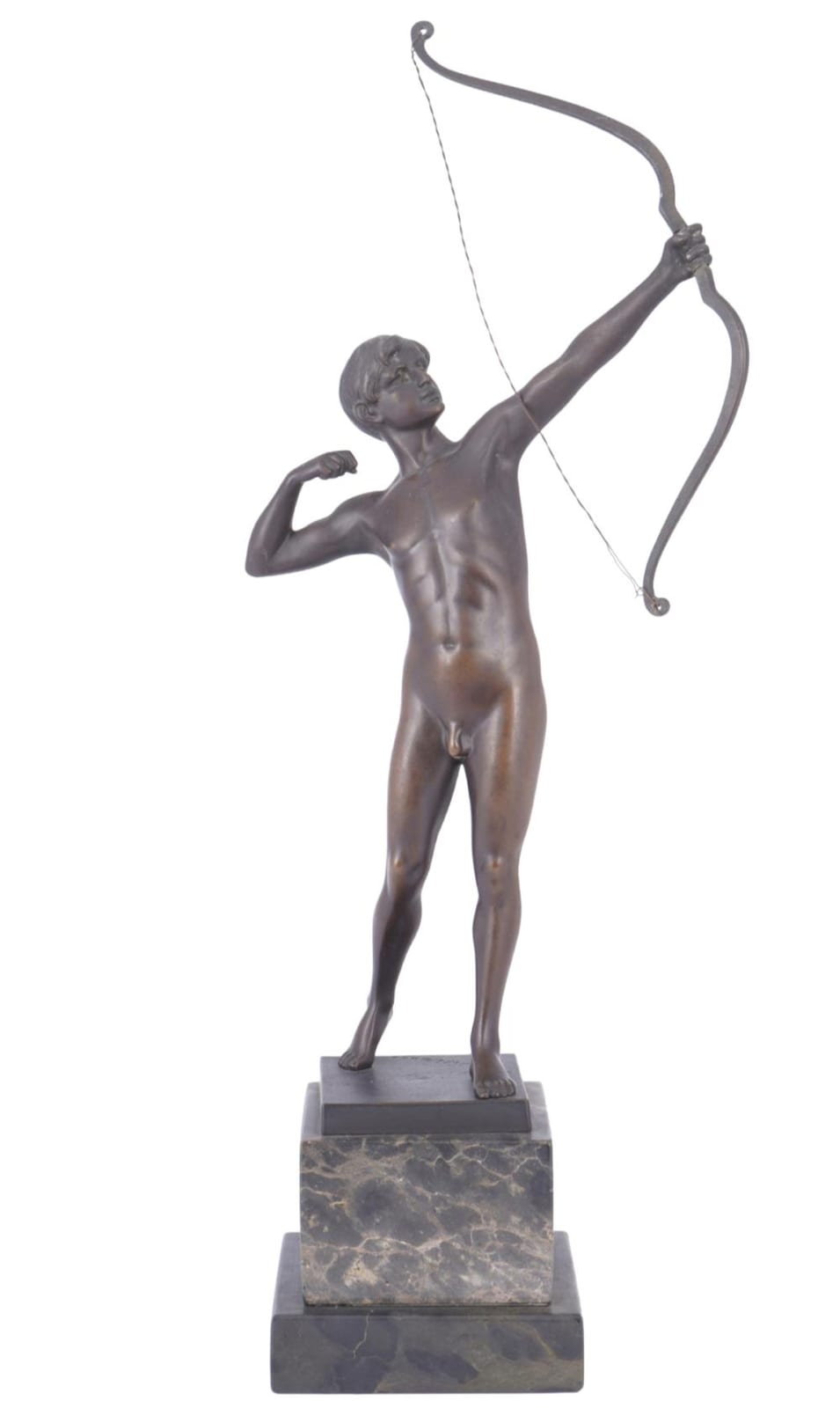 Richard W. Lange comparable auction result: richard w lange 1879 1944 bronze archer