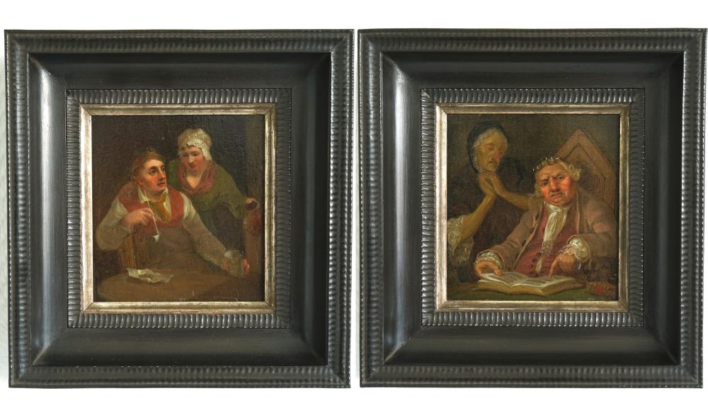 joseph rhodes 1782 1855 two people scenes 1815 · Antikauktion Krefeld · 2025-12-06 Joseph Rhodes comparable auction result: joseph rhodes 1782 1855 two people scenes 1815