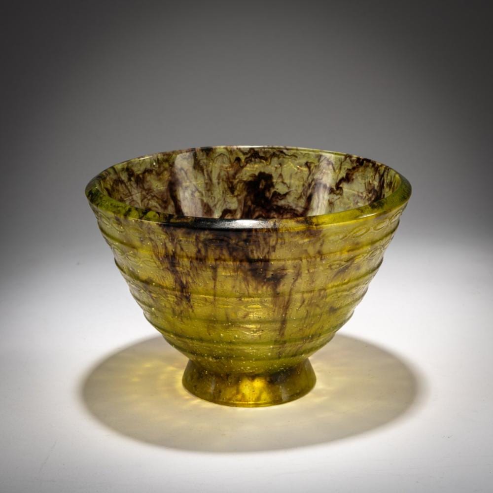François Emile Décorchemont comparable auction result: fran ois d corchemont conches bowl c 1927