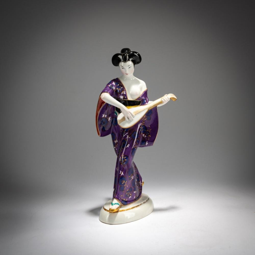adolph amberg japanese woman from the wedding procession 1909 · Quittenbaum Kunstauktionen GmbH · 2025-12-09 Adolph Amberg comparable auction result: adolph amberg japanese woman from the wedding procession 1909