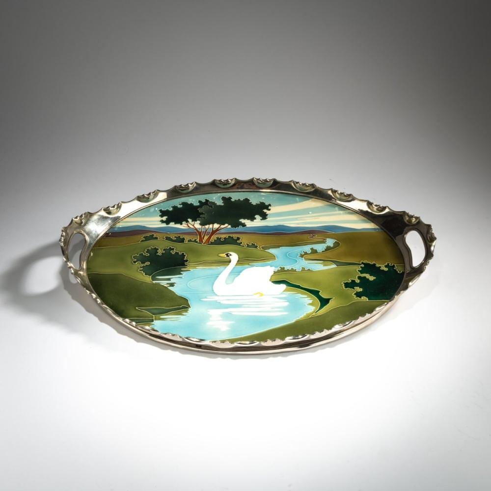 Carl Sigmund Luber comparable auction result: carl sigmund luber tray c 1900