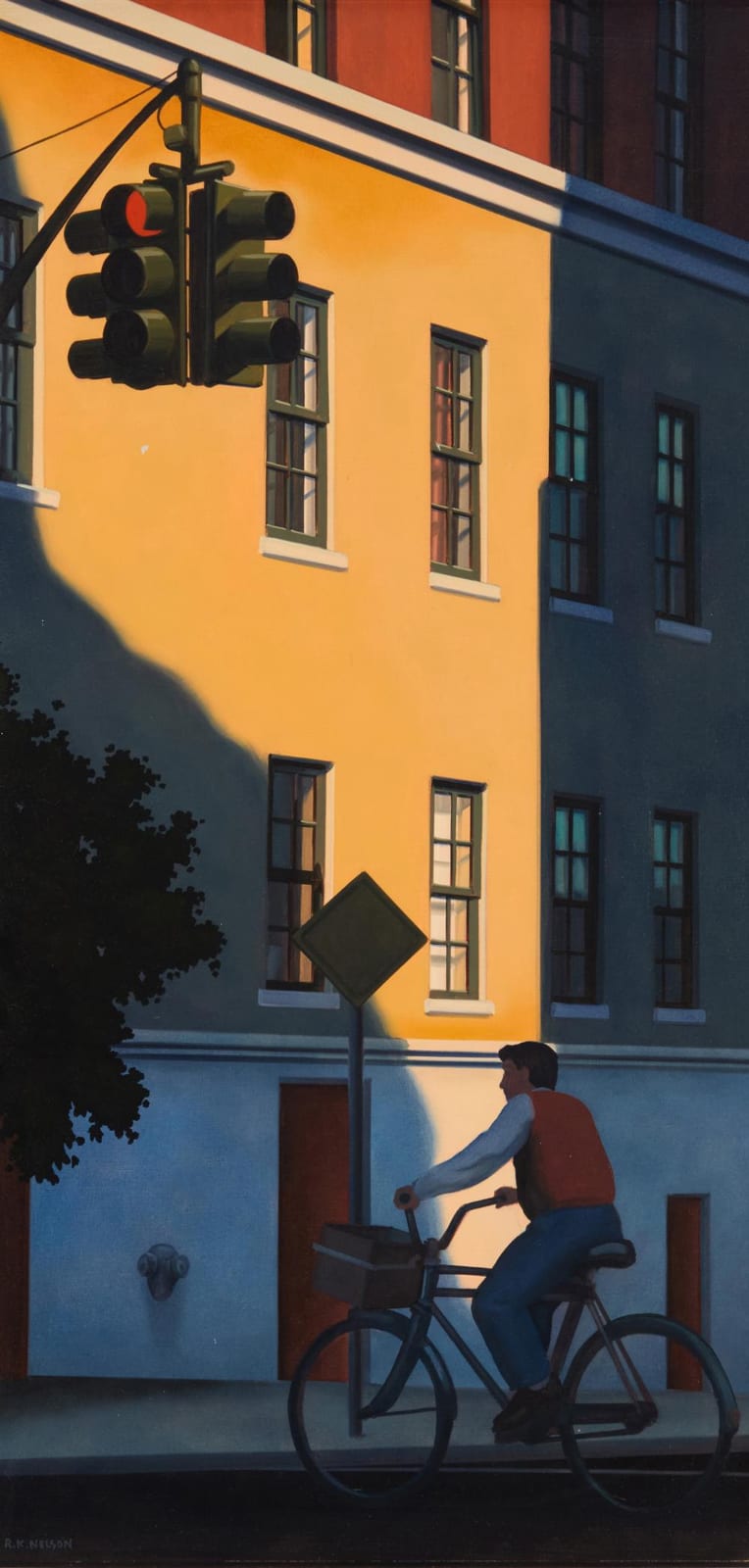 R. Kenton Nelson comparable auction result: r kenton nelson b 1954 a message