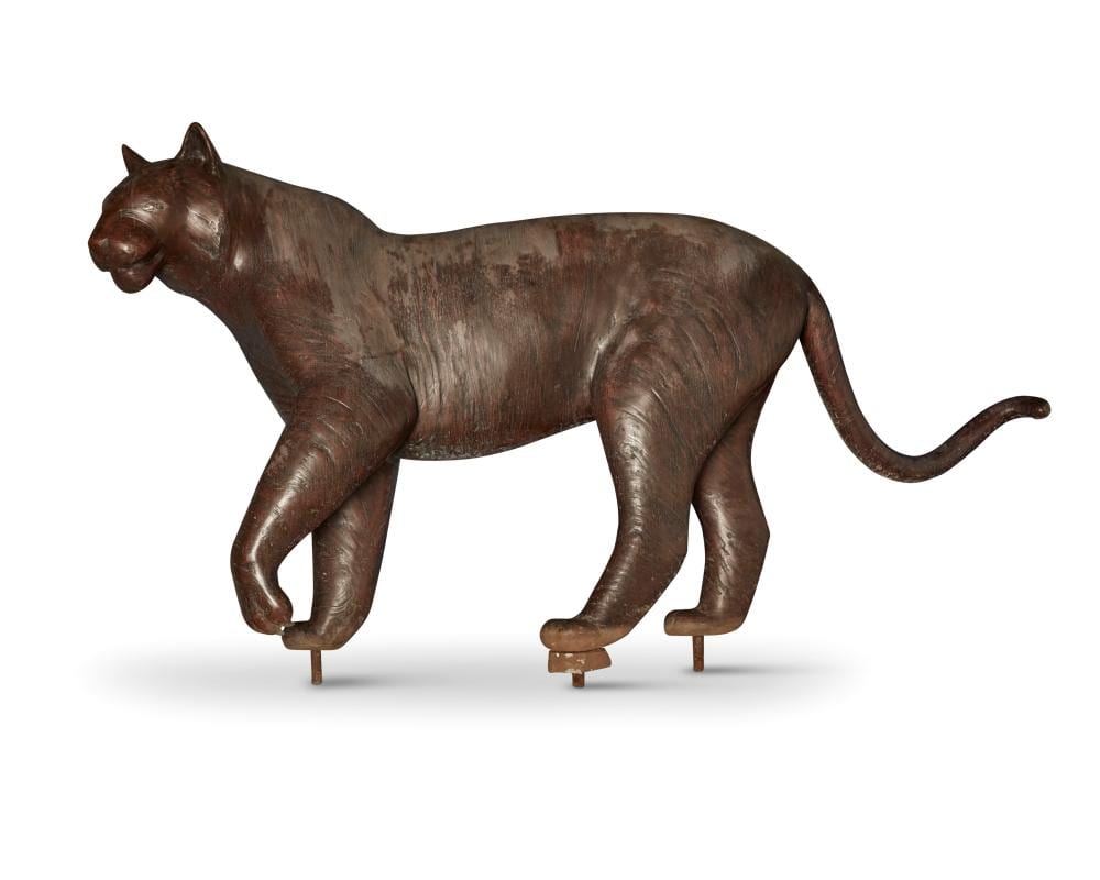 Gwynn Murrill comparable auction result: gwynn murrill b 1942 standing tiger 3 2002