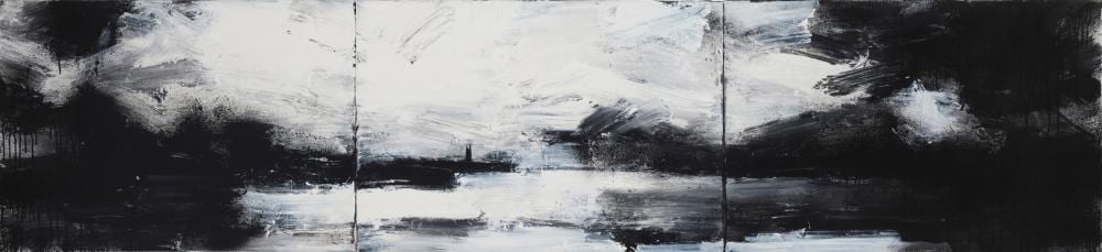 john virtue b 1947 landscape no 596 triptych 1999 · John Moran Auctioneers · 2025-12-10 John Virtue comparable auction result: john virtue b 1947 landscape no 596 triptych 1999