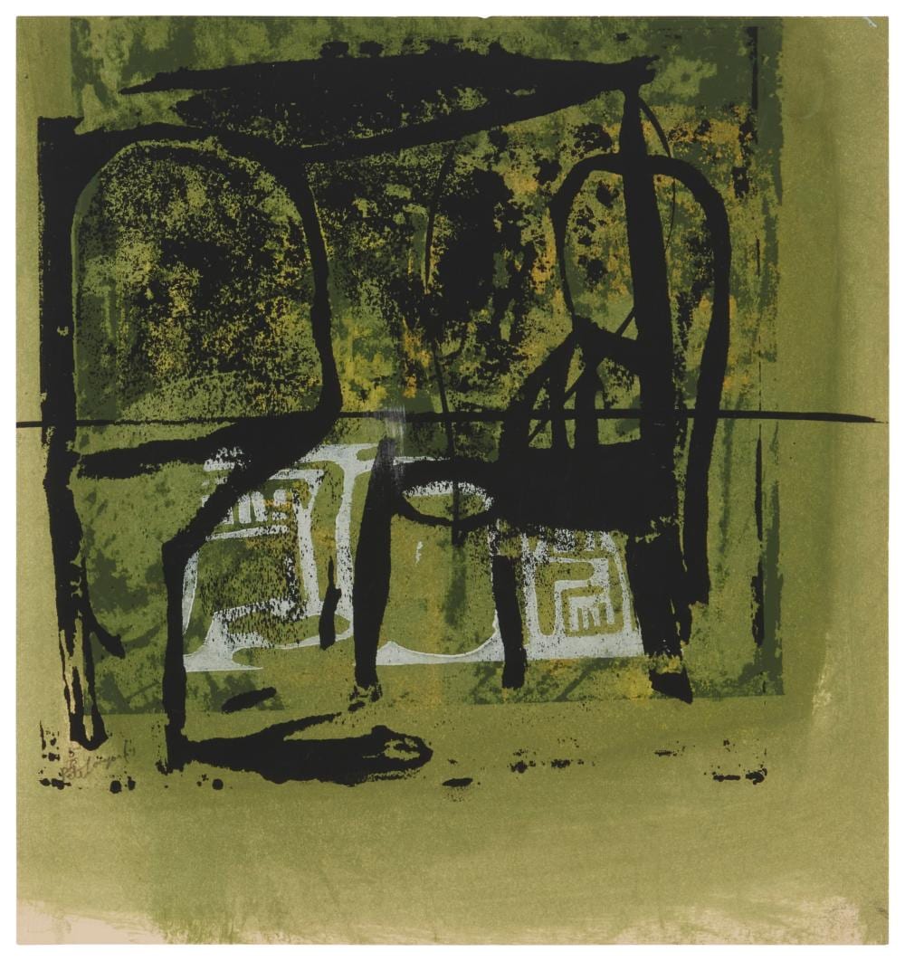 Peter Lanyon comparable auction result: peter lanyon 1918 1964 in the trees 1951