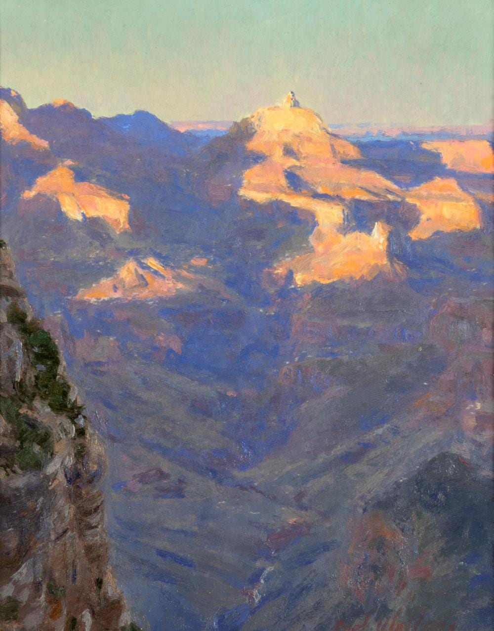 Curt Walters comparable auction result: curt walters sedona az b 1950 last light on vishnu