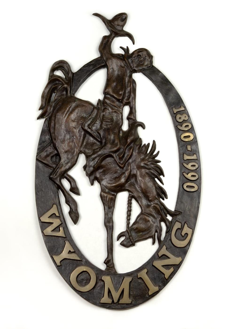 george northup 1940 2017 wyoming centennial medallion · Jackson Hole Art Auction · 2025-12-02 George Northup comparable auction result: george northup 1940 2017 wyoming centennial medallion