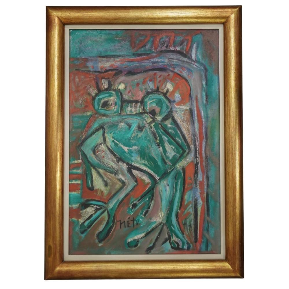 Rodolfo Nieto comparable auction result: rodolfo nieto mexico 1936 1985 oil on canvas painting