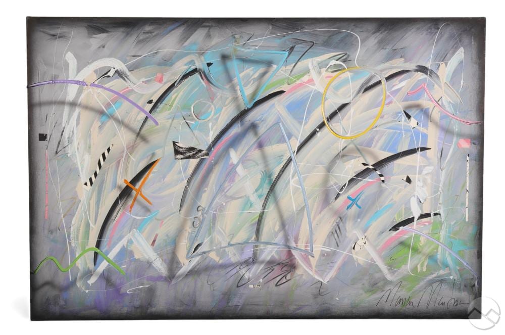 Marvin Markman comparable auction result: marvin markman 1949 2008 modern abstract painting