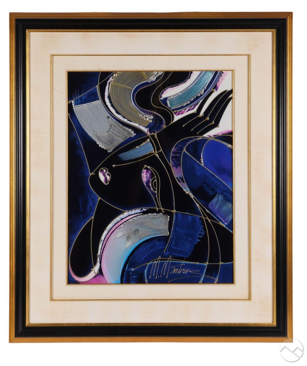 Matiros Manoukian comparable auction result: martiros manoukian b 1947 figural serigraph signed