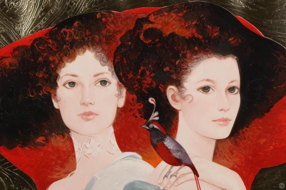 Felix Mas comparable auction result: felix mas b 1935 harmony limited edition serigraph