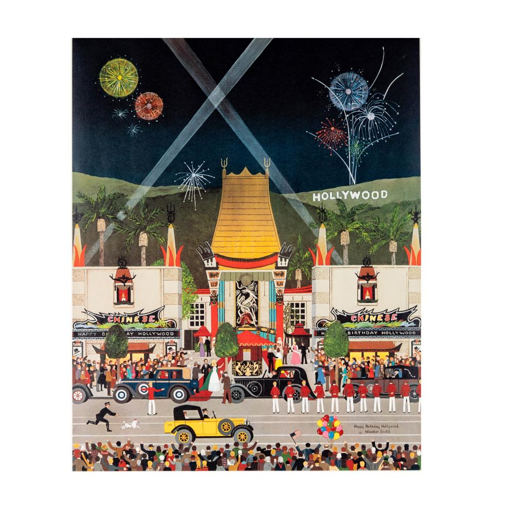 Jane Wooster Scott comparable auction result: jane wooster scott los angeles ca 1920 happy birthday hollywood