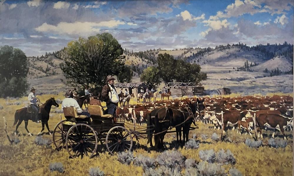 gary carter barons of beef signed numbered print · EJ'S Auction & Appraisal · 2025-11-22 Gary Carter comparable auction result: gary carter barons of beef signed numbered print