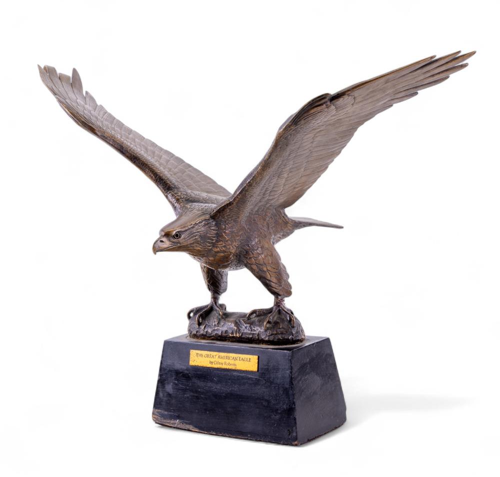Gilroy Roberts comparable auction result: bronze sculpture by gilroy roberts