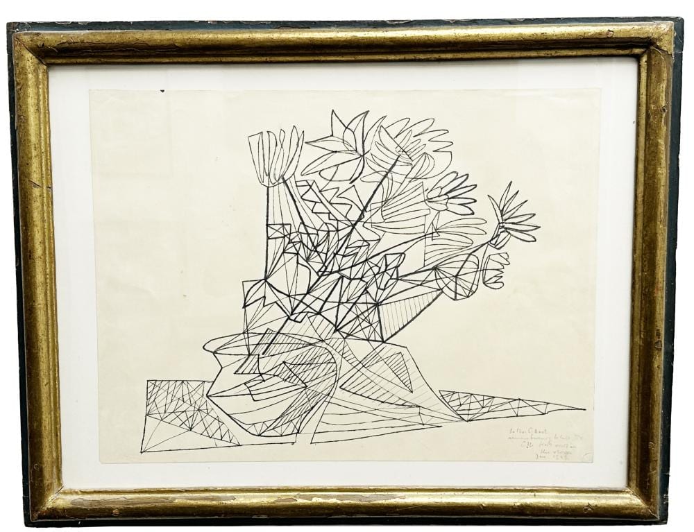 Georg Meistermann comparable auction result: georg meistermann german dated 1948