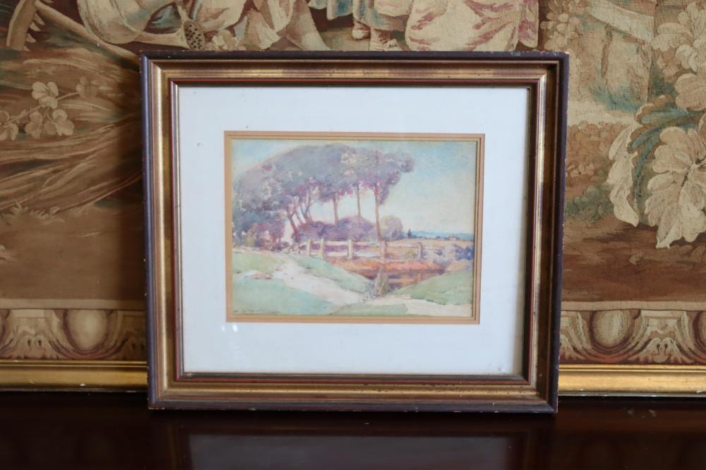 J. S. Watkins comparable auction result: john samuel watkins 1866 1942 australia rural bridge watercolour signed lower left approx 27cm x 37cm