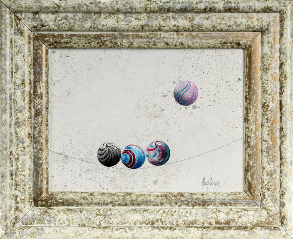 Harry Dunn comparable auction result: harry dunn american 1929 1998 marbles painting